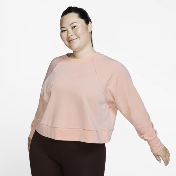 Nike Plus Size - Dri-Fit Luxe Women's Long-Sleeve Training Top - Pink loving the sales