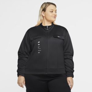 Nike Plus Size - Sportswear Swoosh Women's Polyknit Jacket - Black loving the sales