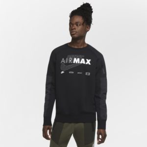Nike Sportswear Air Max Men's Fleece Crew - Black loving the sales