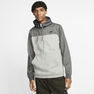 Nike Sportswear Men's Fleece 1/2-Zip Hoodie - Grey loving the sales