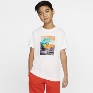 Nike Sportswear Older Kids' (Boys') T-Shirt - White loving the sales