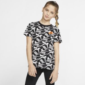 Nike Sportswear Older Kids' (Girls') Printed T-Shirt - White loving the sales