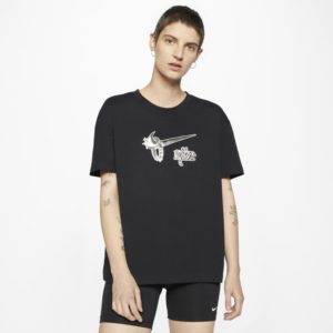 Nike Sportswear Women's Boyfriend Fit T-Shirt - Black loving the sales
