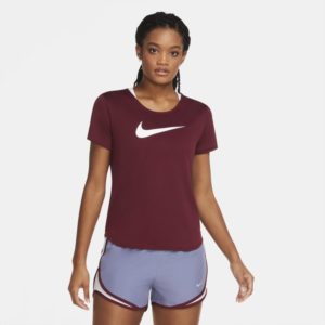 Nike Swoosh Run Women's Short-Sleeve Running Top - Red loving the sales