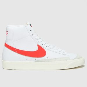 Nike White & Red Blazer Mid 77 Trainers loving the sales
