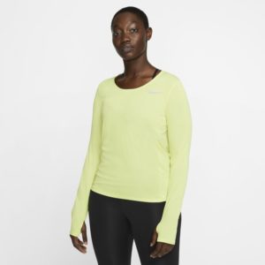 Nike Women's Long-Sleeve Running Top - Green loving the sales