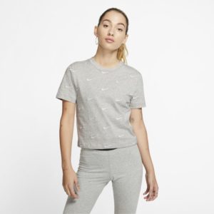 Nike Women's Swoosh Logo T-Shirt - Grey loving the sales