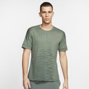 Nike Yoga Men's Short-Sleeve Top - Green loving the sales