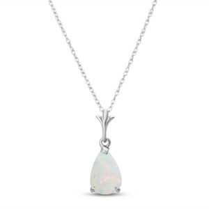 Opal Belle Pendant Necklace 0.77 Ct In 9ct White Gold loving the sales