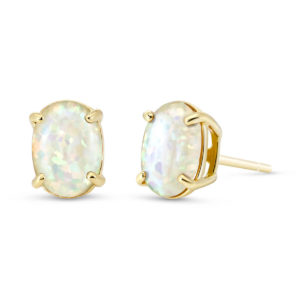 Opal Stud Earrings 0.9 Ctw In 9ct Gold loving the sales