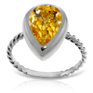 Pear Cut Citrine Ring 2.5 Ct In Sterling Silver loving the sales