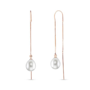 Pearl Scintilla Briolette Earrings 8 Ctw In 9ct Rose Gold loving the sales
