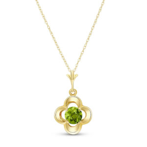 Peridot Corona Pendant Necklace 0.55 Ct In 9ct Gold loving the sales