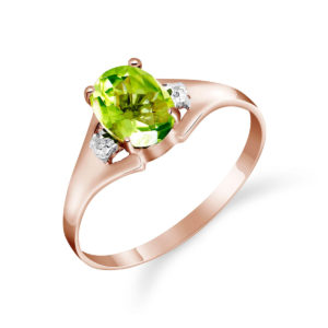 Peridot & Diamond Desire Ring In 9ct Rose Gold loving the sales
