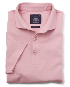 Pink Cotton Piqué Slim Fit Polo Shirt Xl loving the sales