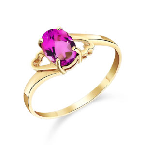 Pink Topaz Classic Desire Ring 1 Ct In 9ct Gold loving the sales