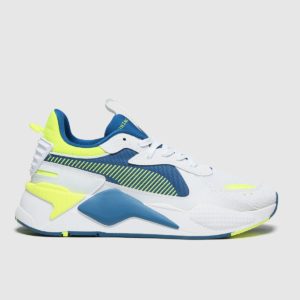 Puma White & Yellow Rs-X Hard Drive Trainers loving the sales