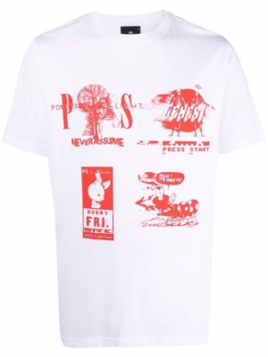Red Graphic-Print T-Shirt loving the sales