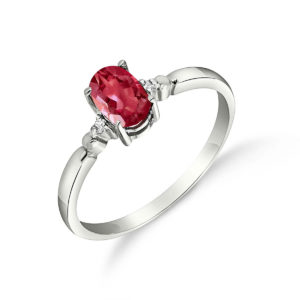 Ruby & Diamond Allure Ring In 9ct White Gold loving the sales