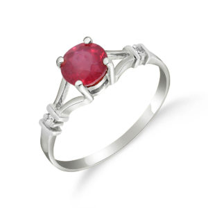 Ruby & Diamond Aspire Ring In Sterling Silver loving the sales