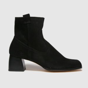 Schuh Black Beryl Suede Square Toe Boots loving the sales