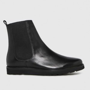 Schuh Black Dean Leather Chunky Chelsea Boots loving the sales