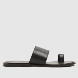Schuh Black Tessi Toe Loop Stud Sandal Sandals loving the sales
