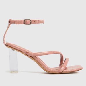 Schuh Pale Pink Shelly Clear Heel High Heels loving the sales