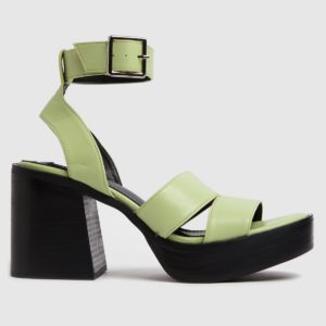 Shellys London Lime Sallie Heeled Sandals loving the sales