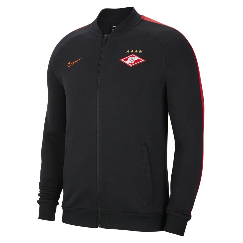 cápsula sexual falda Spartak Moscow Men's Fleece Football Tracksuit Jacket - Black - Nike -  Loving The Sales