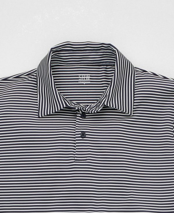 Srw Active Navy White Stripe Short Sleeve Polo Shirt Xxxl loving the sales