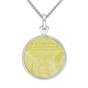 Sterling Silver Royal Crown Derby Mikado Lime Necklace loving the sales