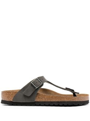 Stone Grey Gizeh Thong Strap Sandals loving the sales