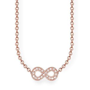Thomas Sabo Glam And Soul Rose Gold Diamond Infinity Necklace loving the sales