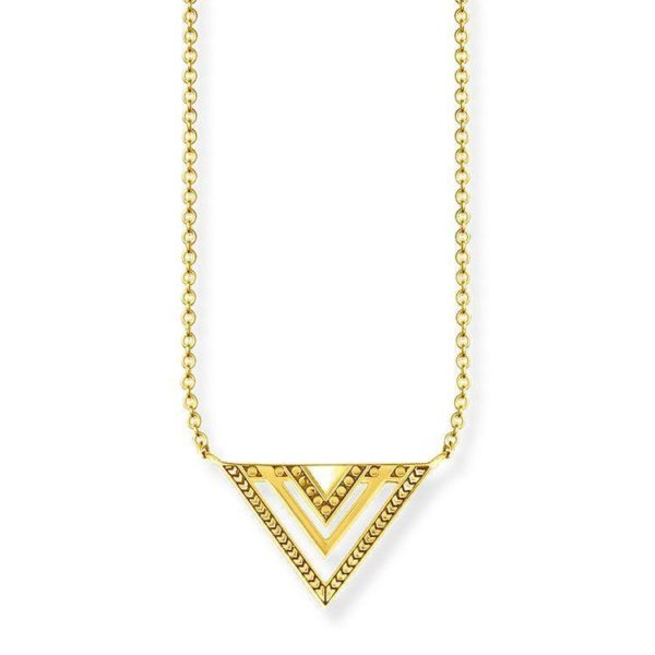Thomas Sabo Glam And Soul Yellow Gold Africa Necklace D loving the sales