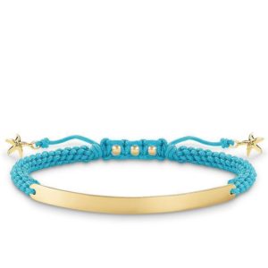 Thomas Sabo Love Bridge Yellow Gold Starfish Blue Bracelet D loving the sales