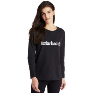 Timberland Metallic Logo Ls T-Shirt For Women loving the sales