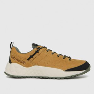 Timberland Tan Solar Wave Low Leather Trainers loving the sales