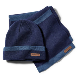 Timberland Wide-Stripe Beanie & Scarf Gift Set For Men loving the sales