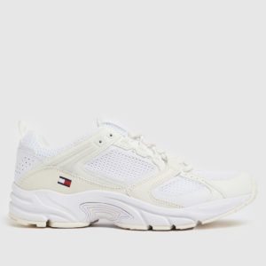 Tommy Hilfiger White Archive Mesh Runner Trainers loving the sales