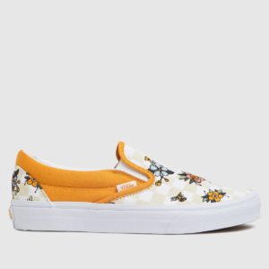 Vans Yellow Cottage Check Slip Trainers loving the sales