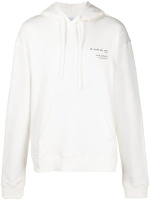 White Chest Logo Hoodie loving the sales