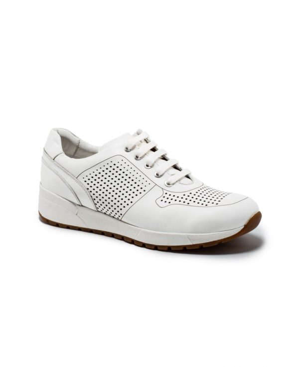 White Leather Sports Trainers 8 loving the sales