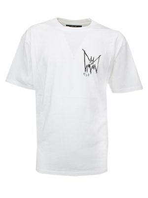 White Logo-Print T-Shirt loving the sales