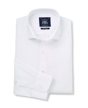 White Poplin Extra Slim Fit Shirt - Single Cuff 17 1/2" Standard loving the sales