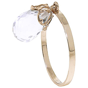 White Topaz Crown Ring 3 Ct In 9ct Gold loving the sales