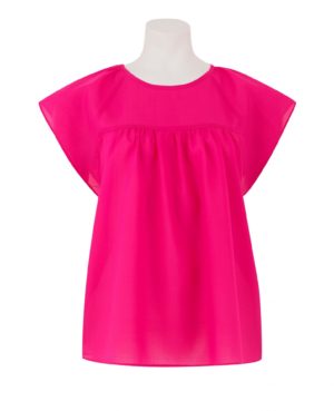 Women's Pink Tencel Cap Sleeve Shirt 8 loving the sales