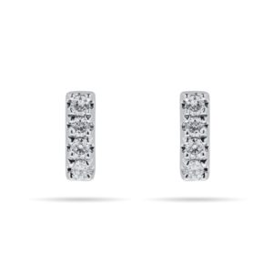 9ct White Gold 0.10cttw Bar Stud Earrings loving the sales