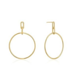 Ania Haie Gold Cable Link Hoop Earring loving the sales