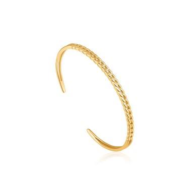 Ania Haie Gold Curb Chain Cuff Bracelet loving the sales